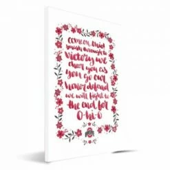 Discount - Ohio State Buckeyes Hand-Painted Song Canvas Print