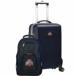 Discount - Ohio State Buckeyes Deluxe 2-Piece Backpack & Carry-On Set Black -Ohiostate Hobby Import Store 1352 closl104 navy mainProductImage FullSize