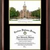 Discount - Ohio State Buckeyes Gold Embossed Diploma Frame with Campus Images Lithograph