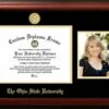 Discount - Ohio State Buckeyes Gold Embossed Diploma Frame with Portrait