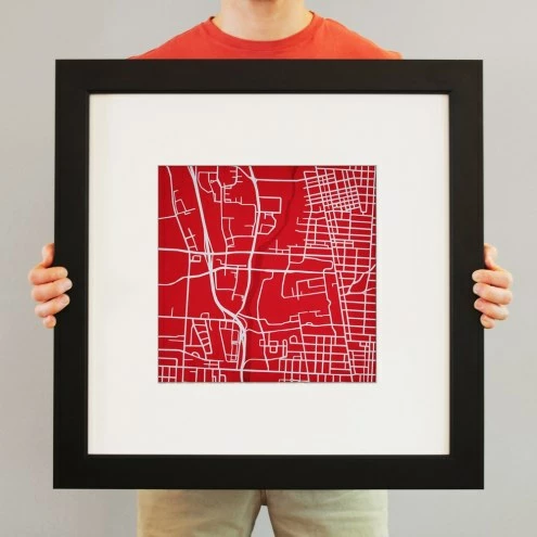 Discount - Ohio State Buckeyes Campus Map Print 1 Discount - Ohio State Buckeyes Campus Map Print