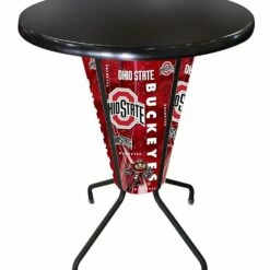 Discount - Ohio State Buckeyes Indoor Lighted Pub Table Design 1 -Ohiostate Hobby Import Store 952 l218b42ohiost design3 mainProductImage FullSize