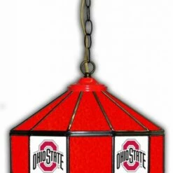 Discount - Ohio State Buckeyes 14" Glass Pub Lamp