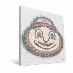 Discount - Ohio State Buckeyes 16" x 16" Typo Canvas Print
