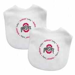 Discount - Ohio State Buckeyes 2-Pack Baby Bibs