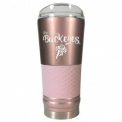 Discount - Ohio State Buckeyes 24 oz. Rose Gold Draft Tumbler