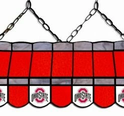 Discount - Ohio State Buckeyes 40" Stained Glass Pool Table Light