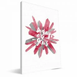 Discount - Ohio State Buckeyes 8" x 12" Gem Canvas Print