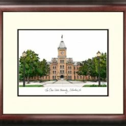Discount - Ohio State Buckeyes Alumnus Framed Lithograph