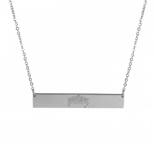 Discount - Ohio State Buckeyes Bar Necklace 1 Discount - Ohio State Buckeyes Bar Necklace