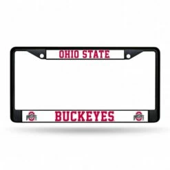 Discount - Ohio State Buckeyes Black Metal License Plate Frame