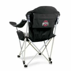Discount - Ohio State Buckeyes Black Reclining Camp Chair