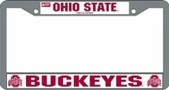 Discount - Ohio State Buckeyes Chrome License Plate Frame