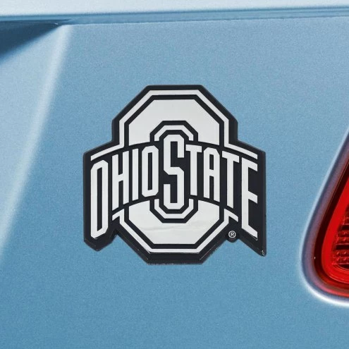 Discount - Ohio State Buckeyes Chrome Metal Car Emblem 1 Discount - Ohio State Buckeyes Chrome Metal Car Emblem