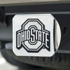 Discount - Ohio State Buckeyes Chrome Metal Hitch Cover