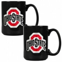 Discount - Ohio State Buckeyes College 2-Piece Ceramic Coffee Mug Set