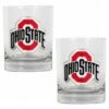 Discount - Ohio State Buckeyes College 2-Piece 14 Oz. Rocks Glass Set