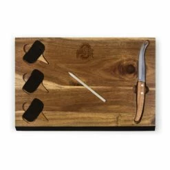 Discount - Ohio State Buckeyes Delio Bamboo Cheese Board & Tools Set