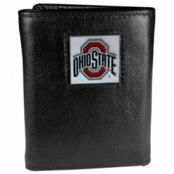 Discount - Ohio State Buckeyes Deluxe Leather Tri-fold Wallet in Gift Box