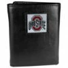 Discount - Ohio State Buckeyes Deluxe Leather Tri-fold Wallet