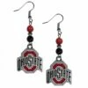 Discount - Ohio State Buckeyes Fan Bead Dangle Earrings