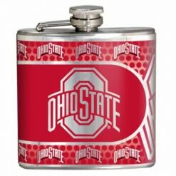Discount - Ohio State Buckeyes Hi-Def Stainless Steel Flask