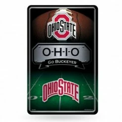 Discount - Ohio State Buckeyes Large Embossed Metal Wall Sign