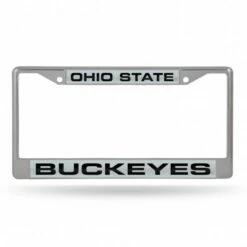 Discount - Ohio State Buckeyes Laser Chrome License Plate Frame