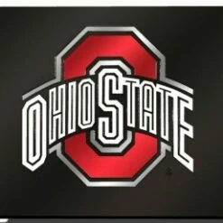 Discount - Ohio State Buckeyes Laser Cut Black License Plate