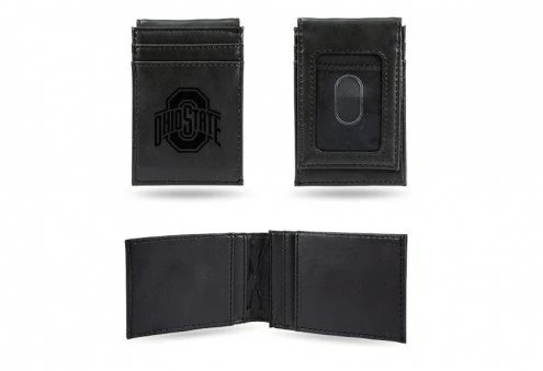 Discount - Ohio State Buckeyes Laser Engraved Black Front Pocket Wallet 1 Discount - Ohio State Buckeyes Laser Engraved Black Front Pocket Wallet