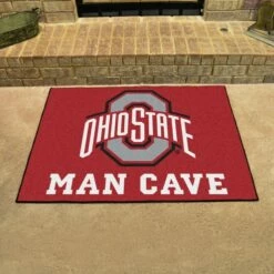 Discount - Ohio State Buckeyes Man Cave All-Star Rug
