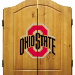 Discount - Ohio State Buckeyes NCAA Complete Dart Board Cabinet Set