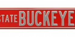 Discount - Ohio State Buckeyes NCAA Embossed Street Sign