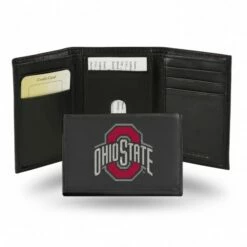 Discount - Ohio State Buckeyes NCAA Embroidered Leather Tri-Fold Wallet