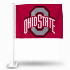 Discount - Ohio State Buckeyes Red Car Flag
