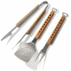Discount - Ohio State Buckeyes 3-Piece Grill Accessories Set