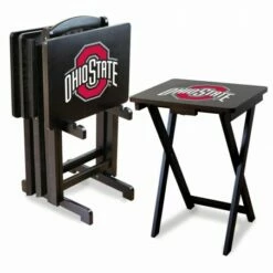 Discount - Ohio State Buckeyes TV Trays - Set of 4
