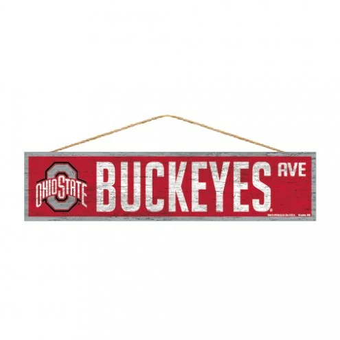 Discount - Ohio State Buckeyes Wood Avenue Sign 1 Discount - Ohio State Buckeyes Wood Avenue Sign