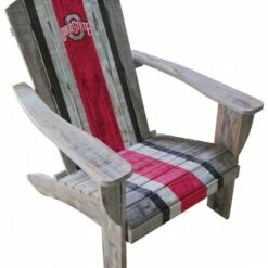 Discount - Ohio State Buckeyes Wooden Adirondack Chair